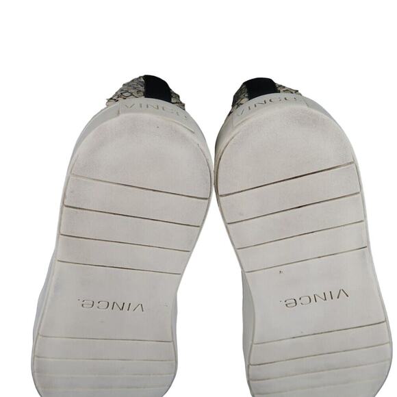 Vince Shoes Womens 9.5 Sneakers Slip On Fashion Lifestyle Leather Snake Print - Picture 11 of 13